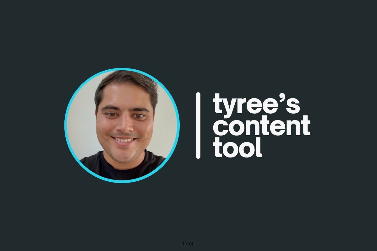 Tyree's Content Tool website showcase